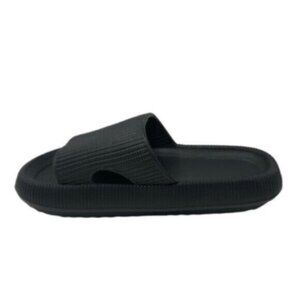 NWT Pillow Slides | Women's Black Slip On Open Toe Slides Shoes Size 11-12